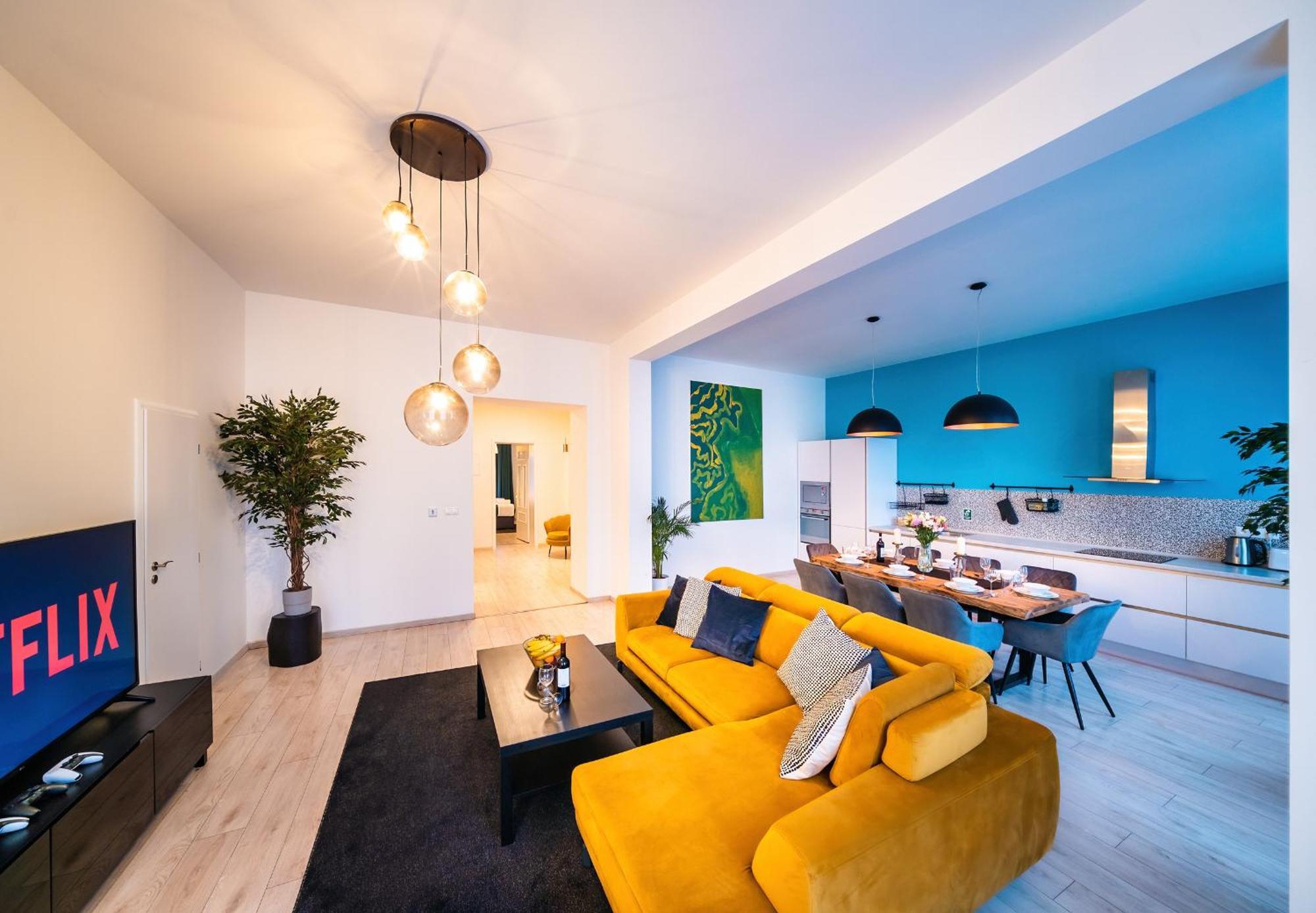 Centrum Apartments Pstrossova Prag Oda fotoğraf