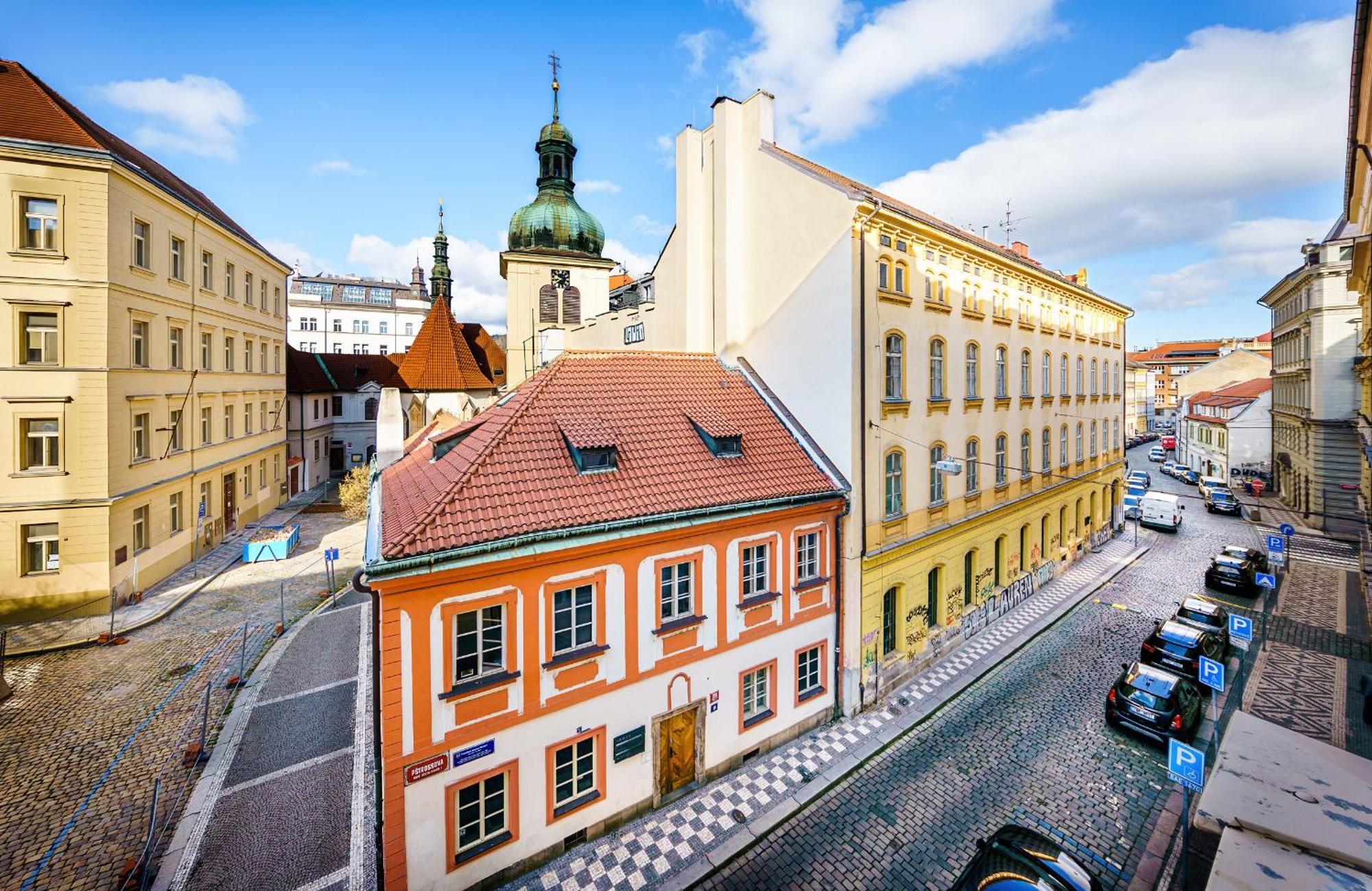 Centrum Apartments Pstrossova Prag Oda fotoğraf