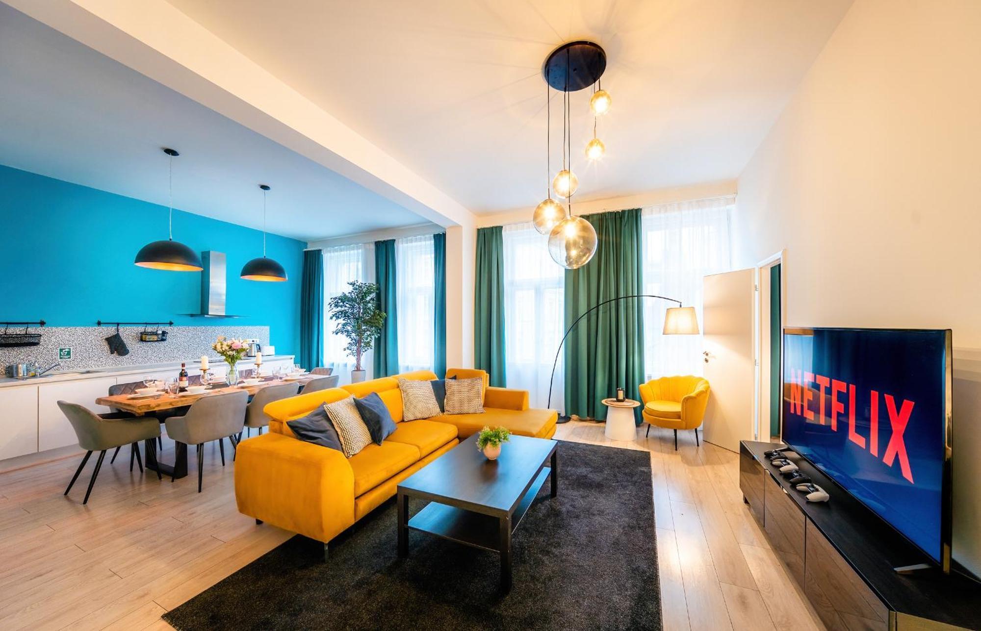 Centrum Apartments Pstrossova Prag Oda fotoğraf
