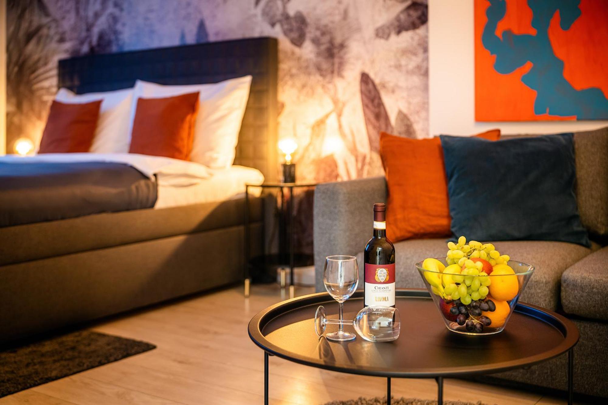 Centrum Apartments Pstrossova Prag Oda fotoğraf