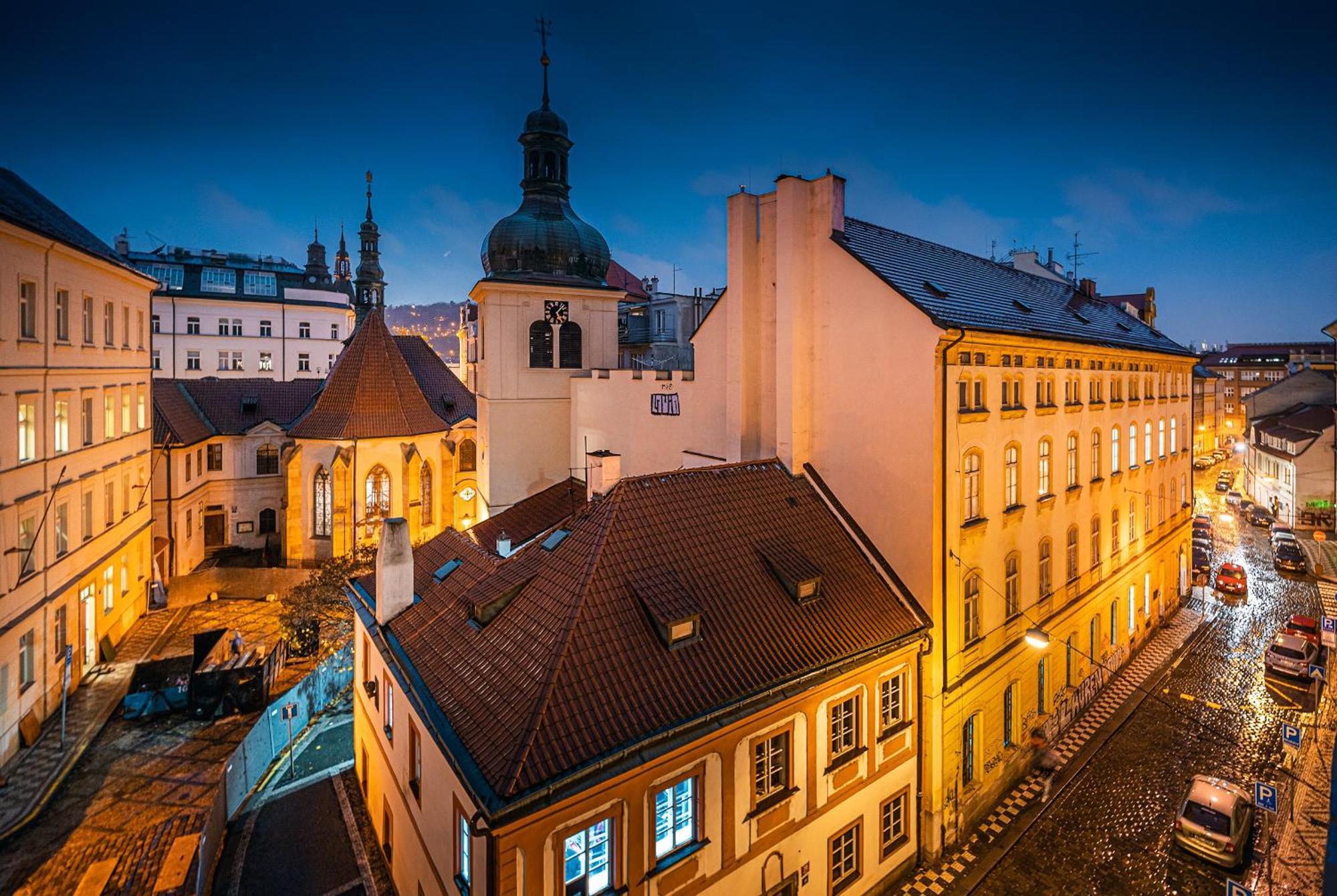 Centrum Apartments Pstrossova Prag Oda fotoğraf